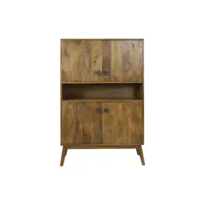 Produkt Hnědá skříňka z masivního dřeva 104x158 cm Espita – Light & Living