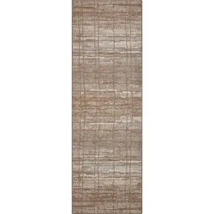 Produkt Hnědo-béžový koberec běhoun 200x80 cm Terrain - Hanse Home