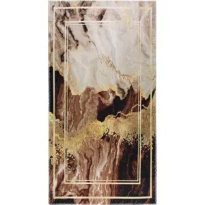 Produkt Hnědo-krémový pratelný koberec 160x230 cm – Vitaus