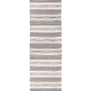 Produkt Hnědý běhoun vhodný do exteriéru Narma Runö, 70 x 200 cm