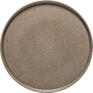 Hnědý talíř z kameniny ø 27 cm Redonda – Costa Nova