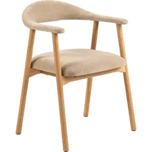 Jídelní židle v béžové a přírodní barvě v sadě 2 ks Addi – Actona
