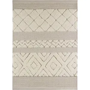 Krémový koberec Mint Rugs Todra, 80 x 150 cm