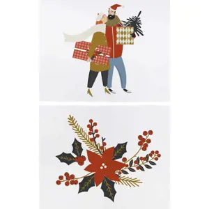 Látková prostírání s vánočním motivem v sadě 2 ks 35x45 cm Christmas Star – Butter Kings