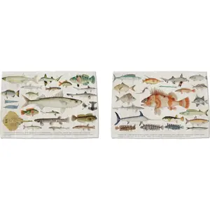 Látkové prostírání 2 ks 45x30 cm Fish - Really Nice Things