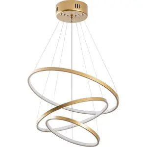 Produkt LED závěsné svítidlo ve zlaté barvě ø 50 cm Simit – Opviq lights