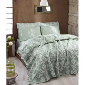 Produkt Lehký přehoz přes postel Pure Water Green, 200 x 235 cm
