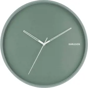 Mátově zelené nástěnné hodiny Karlsson Hue, ø 40 cm