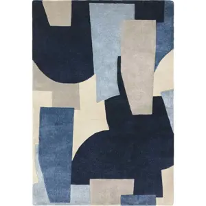 Produkt Modrý ručně tkaný koberec z recyklovaných vláken 160x230 cm Romy – Asiatic Carpets