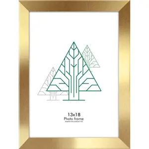 Produkt Nástěnný rámeček ve zlaté barvě Styler Floryda, 16 x 21 cm