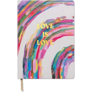Nedatovaný diář 200 stránek formát A4 Love is Love – DesignWorks Ink