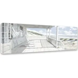 Produkt Obraz Styler Canvas Watercolor House On The Beach, 60 x 150 cm