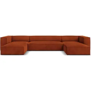 Oranžová rohová pohovka (do "U") Madame – Windsor & Co Sofas