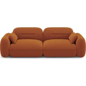 Produkt Oranžová sametová pohovka 230 cm Audrey – Interieurs 86