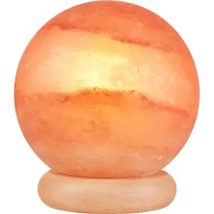 Oranžová solná lampa, výška 16 cm Sally – LAMKUR