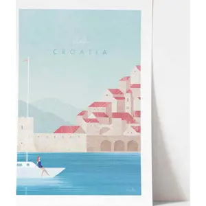 Produkt Plakát Travelposter Croatia, 30 x 40 cm