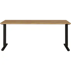 Pracovní stůl s nastavitelnou výškou s deskou v dubovém dekoru 80x180 cm Agenda – Germania