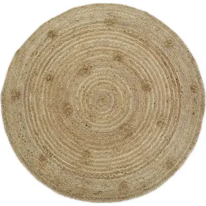 Produkt Přírodní ručně vyrobený jutový koberec Nattiot Siska, ø 140 cm