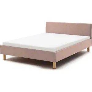 Produkt Růžová čalouněná dvoulůžková postel 140x200 cm Lena – Meise Möbel