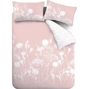 Produkt Růžovo-bílé povlečení na jednolůžko 135x200 cm Meadowsweet Floral – Catherine Lansfield