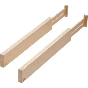 Produkt Sada 2 rozdělovačů do zásuvky ze dřeva paulownia iDesign Eco, výška 6,4 cm