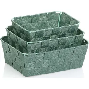 Produkt Sada 3 zelených úložných košíků Kela Alvaro