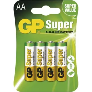 Produkt Sada 4 alkalických baterií EMOS GP Super AA