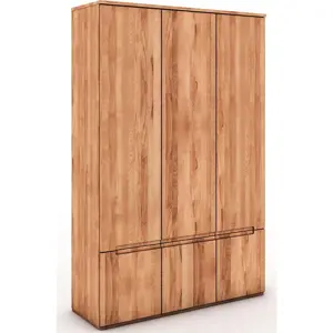 Šatní skříň z bukového dřeva 135x206 cm Vento 3 - The Beds