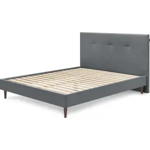 Produkt Šedá čalouněná dvoulůžková postel s roštem 180x200 cm Tory – Bobochic Paris