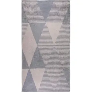 Šedo-béžový pratelný koberec 80x150 cm – Vitaus