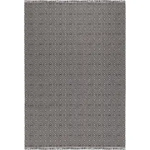 Šedý bavlněný koberec Oyo home Casa, 150 x 220 cm