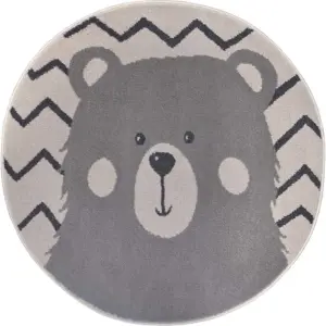 Produkt Šedý dětský koberec ø 140 cm Bear – Hanse Home