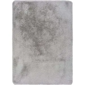 Šedý koberec Universal Alpaca Liso, 200 x 290 cm