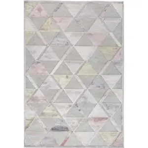 Šedý koberec Universal Margot Triangle, 120 x 170 cm