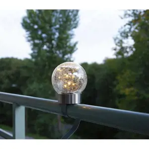 Solární variabilní LED svítidlo vhodné do exteriéru Star Trading Glory, ø 12 cm