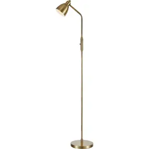 Produkt Stojací lampa v bronzové barvě s kovovým stínidlem (výška 143 cm) Story – Markslöjd