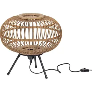 Produkt Stolní lampa s bambusovým stínidlem v přírodní barvě (výška 33 cm) Laut – Basiclabel