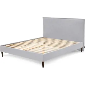 Produkt Světle šedá čalouněná dvoulůžková postel s roštem 160x200 cm Sary – Bobochic Paris