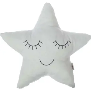 Produkt Světle šedý dětský polštářek s příměsí bavlny Mike & Co. NEW YORK Pillow Toy Star, 35 x 35 cm
