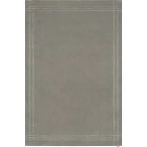 Světle šedý vlněný koberec 240x340 cm Calisia M Grid Rim – Agnella