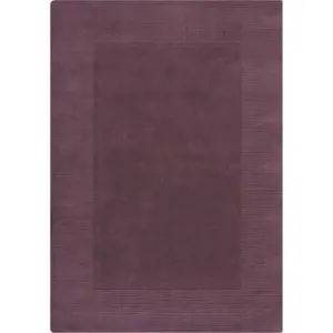 Produkt Tmavě fialový ručně tkaný vlněný koberec 120x170 cm Border – Flair Rugs