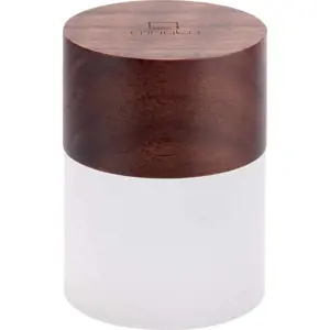 Tmavě hnědá stmívatelná stolní lampa se skleněným stínidlem (výška 10,5 cm) Lemelia – Gingko