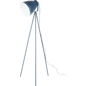 Produkt Tmavě modrá stojací lampa Laitmotiv Mingle