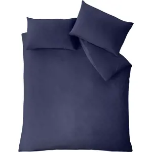 Produkt Tmavě modré povlečení na dvoulůžko 200x200 cm So Soft Easy Iron – Catherine Lansfield