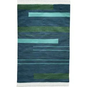 Produkt Tmavě modrý oboustranný venkovní koberec z recyklovaného plastu Green Decore Marlin, 160 x 230 cm