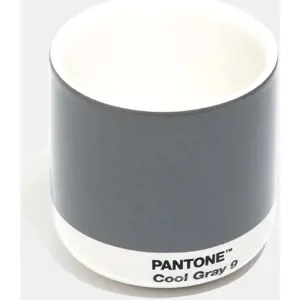 Tmavě šedý keramický hrnek 175 ml Cortado Coold Gray 9 – Pantone