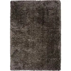 Produkt Tmavě šedý koberec Universal Floki Liso, 60 x 120 cm