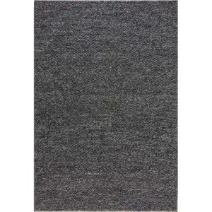 Produkt Tmavě šedý vlněný koberec Flair Rugs Minerals, 80 x 150 cm