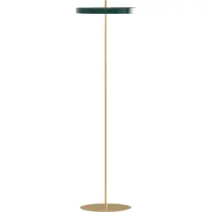 Produkt Tmavě zelená LED stmívatelná stojací lampa s kovovým stínidlem (výška 151 cm) Asteria Floor – UMAGE