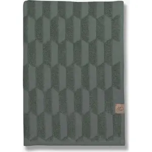 Produkt Tmavě zelené bavlněné ručníky v sadě 2 ks 35x55 cm Geo – Mette Ditmer Denmark